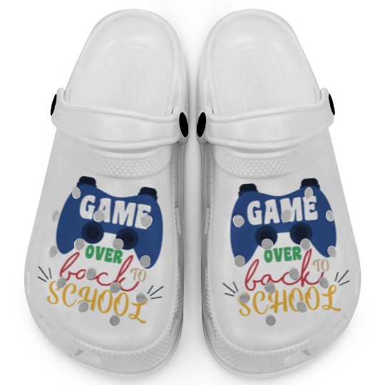 Game Over Back To School Clogs