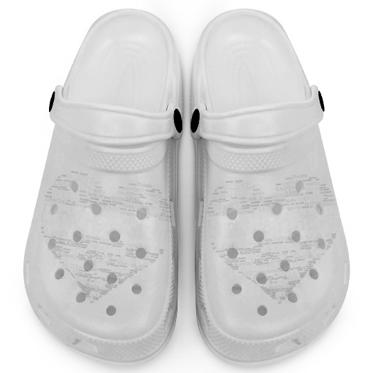 Team Early Head Start Heart Back To School Funny Clogs