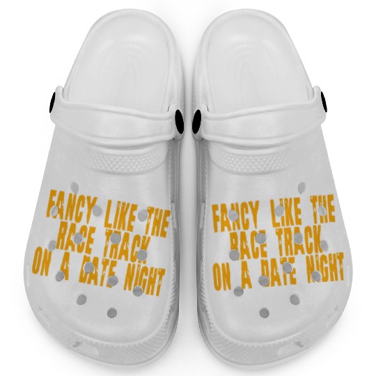 Fancy Like The Race Track On A Date Night 4 Clogs