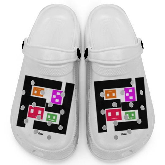 Geometric Cubes In Game - multi-sided cubes Clogs