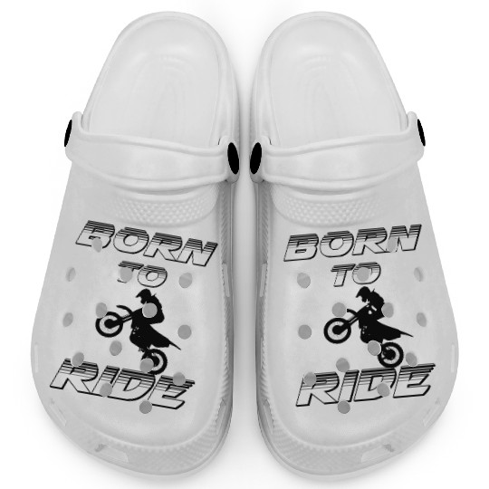 motorcycle riding Clogs summer badass born to ride