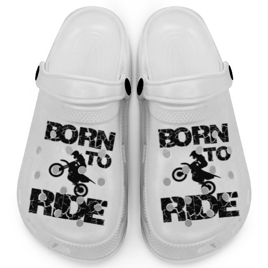 motorcycle riding Clogs summer badass born to ride