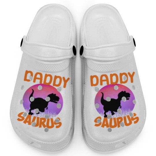 Daddysaurus Papasaurus Clogs