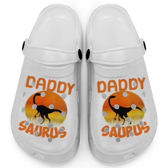 Daddysaurus Papasaurus Clogs