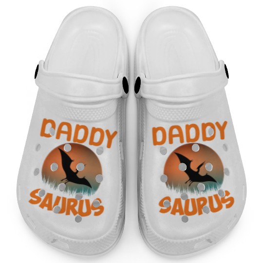 Daddysaurus Papasaurus Clogs