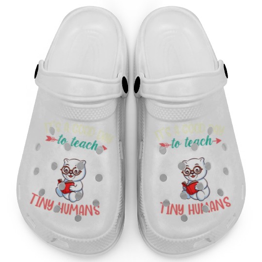 Good Day To Teach Tiny Humans Elementary Teacher Clogs