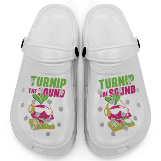 Music Turnip Party Music Lover Vegetable Clogs