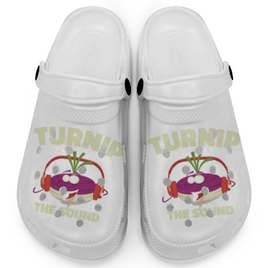 Music Turnip Party Music Lover Vegetable Clogs