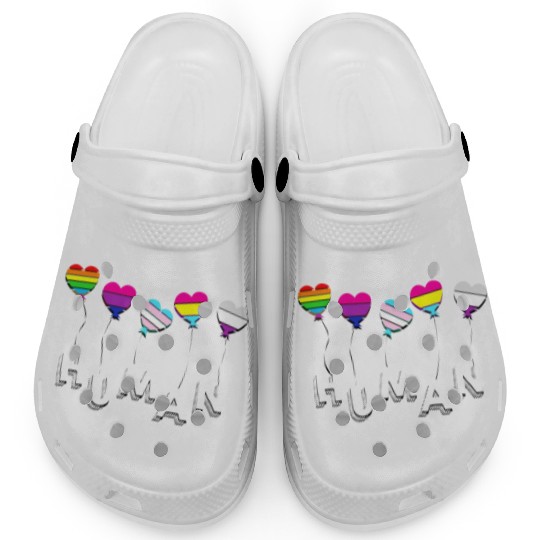 Human - Gay Lesbian Bisexual Transgender Pansexual Clogs