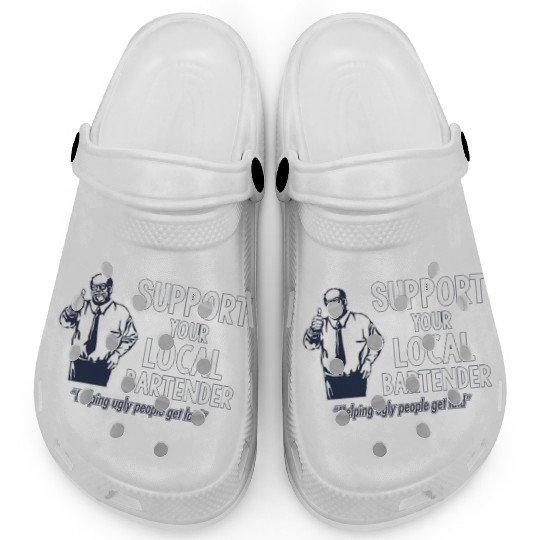 Support Your Local Bartender Clogs