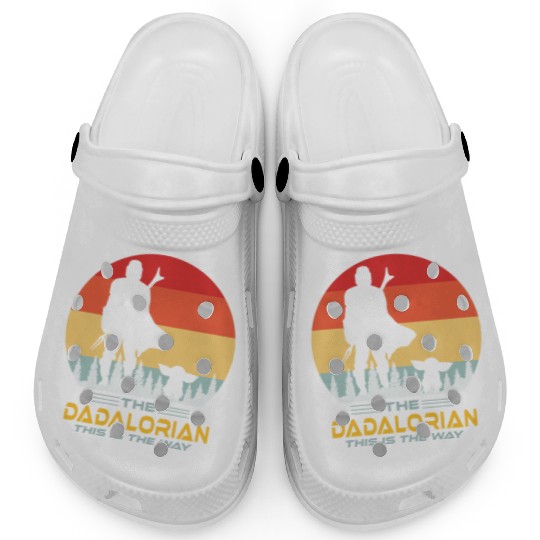 Funny The Dadalorian This is The Way,Fathers Day Clogs