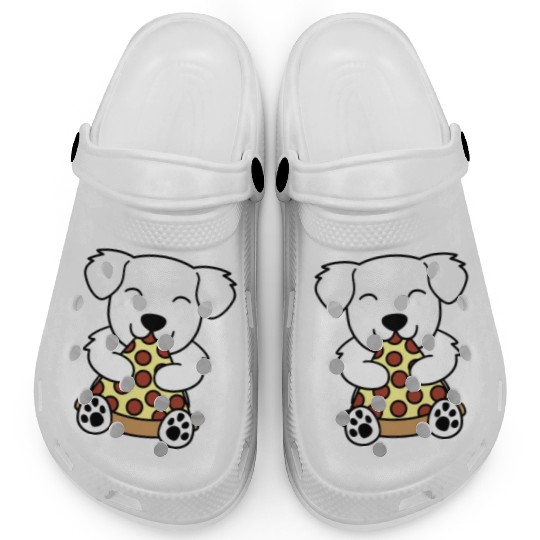 Great Pyrenees Pizza Lover Clogs