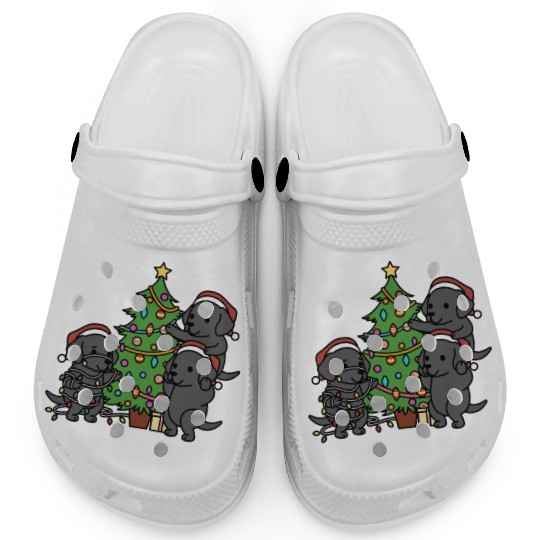 Great Dane Christmas Tree Clogs