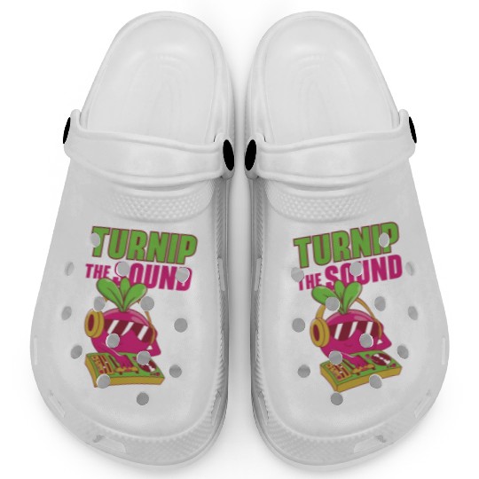 Music Turnip Party Music Lover Vegetable Clogs