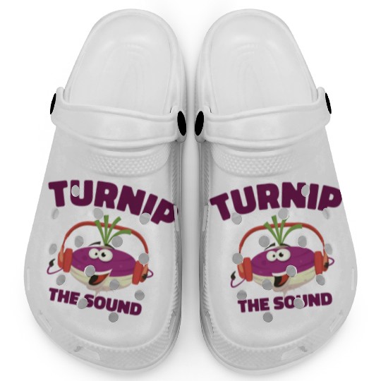 Music Turnip Party Music Lover Vegetable Clogs