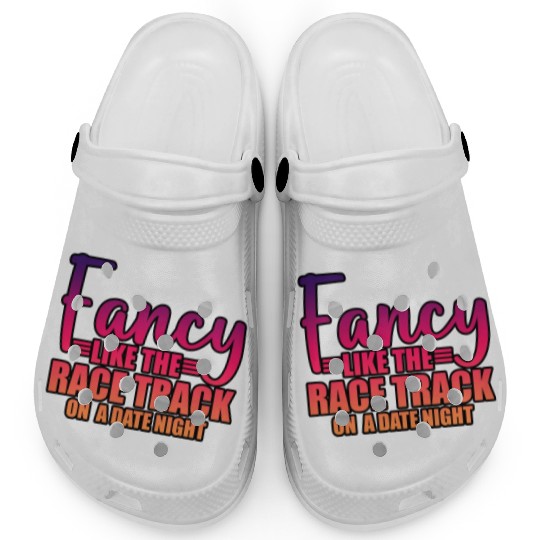 Fancy Like The Race Track On A Date Night 3 Clogs