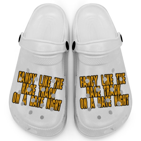Fancy Like The Race Track On A Date Night 4 Clogs