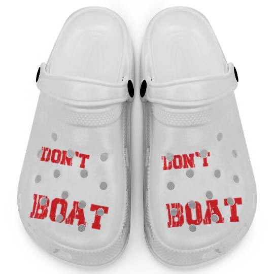 Rule 1 Don't Fall Off The Boat - Sailor Captain Clogs