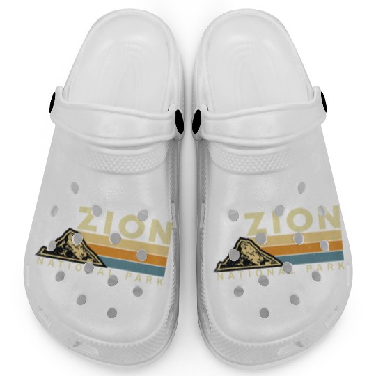 Retro Zion National Park US Vintage Utah Adventure Clogs