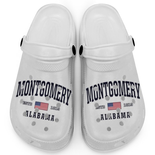 USA FLAG Stars Stripes Montgomery Albm Clogs