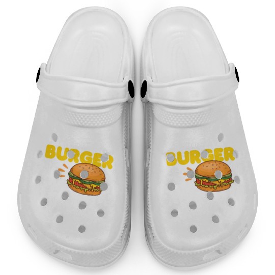 Cheese Burger Boy Clogs