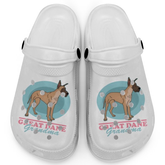 Great Dane Grandma Dog Owner Great Danes Clogs