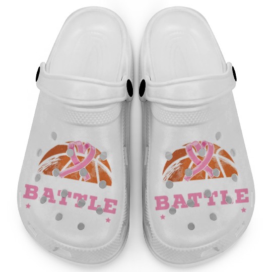 For Us It's A Game For Them It's A Battle Pink Out Clogs