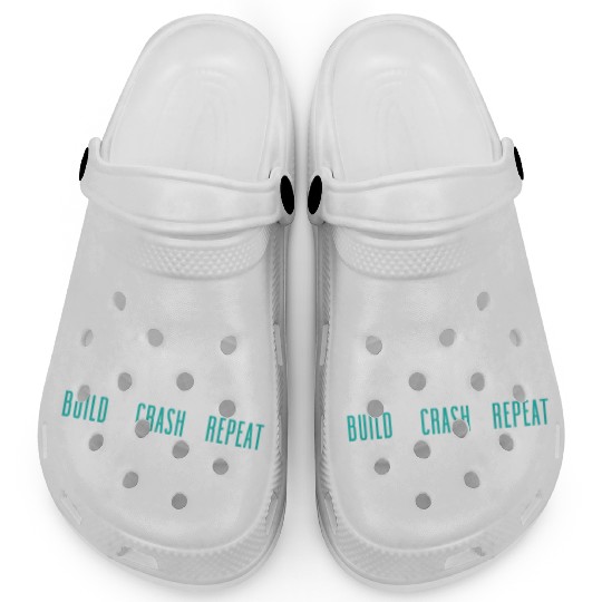 Funny Drone Pilot Build Crash Repeat Quadcopter Clogs