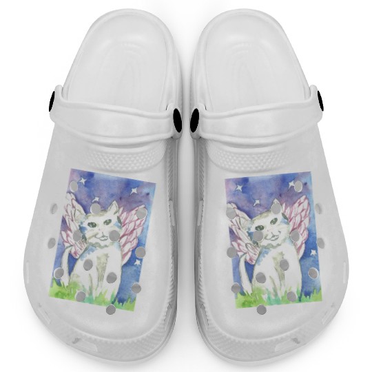 Angel Cat Clogs