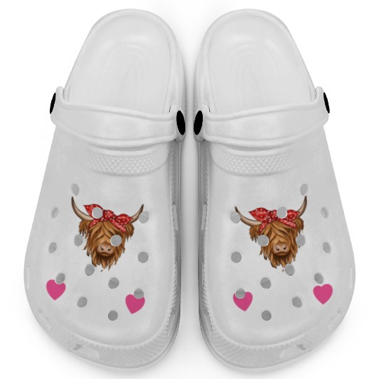 Scottish Highland Cattle Cow Clogs
