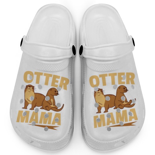 Otter Mama Sea Otters Clogs