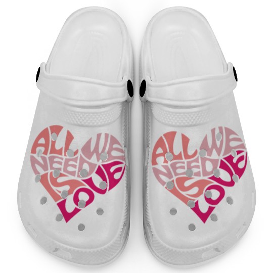 All we need is love Clogs