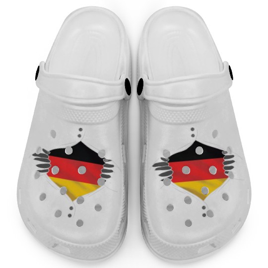 germany flag proud Clogs