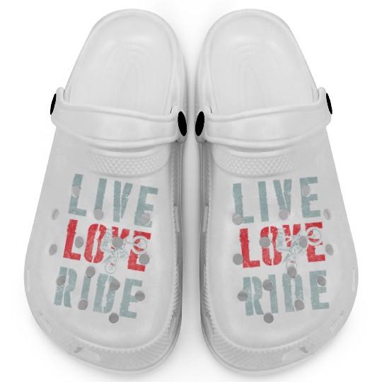 Biker Hard Rock Racing Motocross Clogs