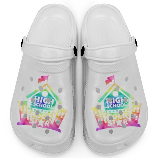 High School Rock Star Back to School Clogs