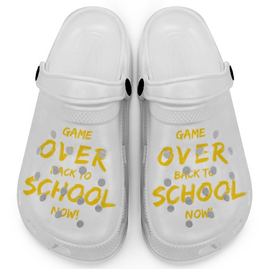 Game Over Back To School Clogs