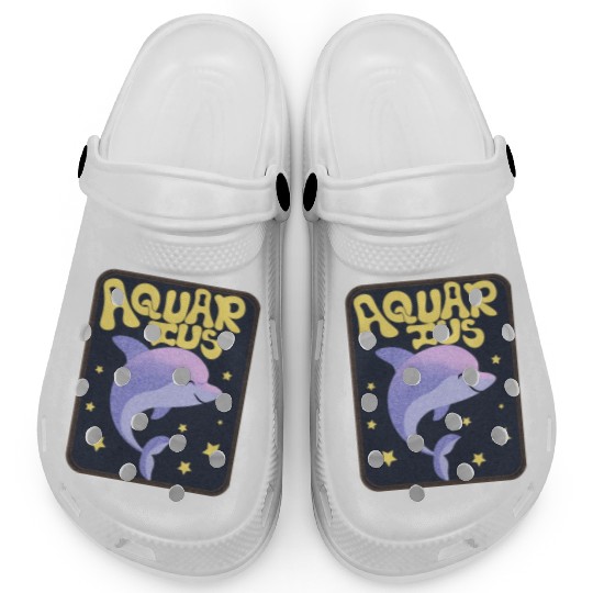Aquarius Sign Animal Clogs