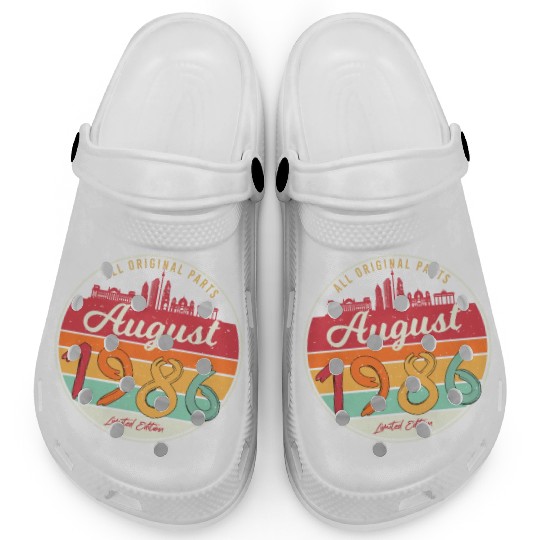 Birthday Greeting 1986 In August Clogs