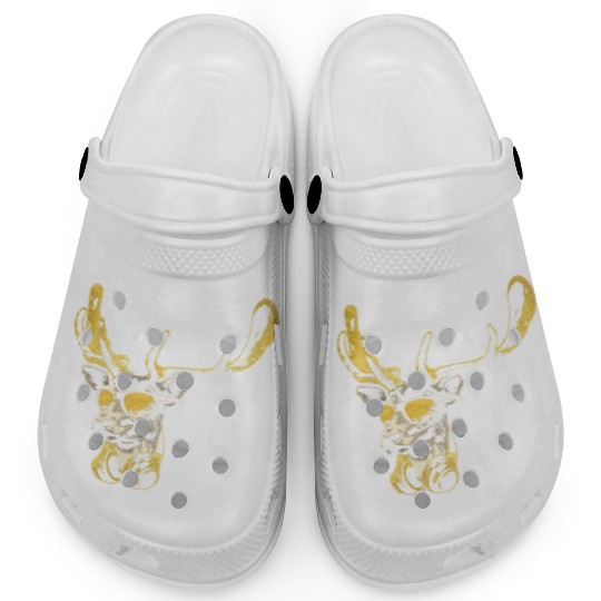 Deer DJ Bling. Cool and Funny Music Animal With Clogs