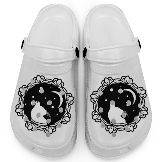Cat Moon Clogs