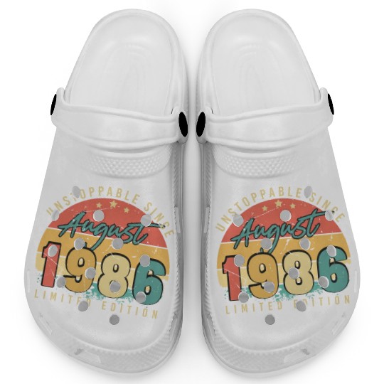 Gift Idea For August 1986 Clogs