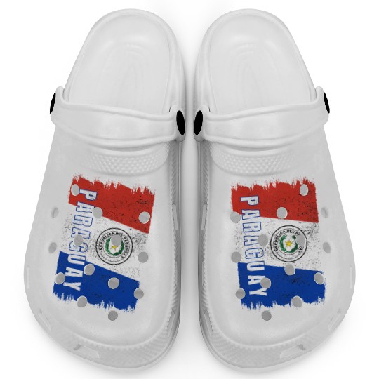 Paraguay Flag Clogs