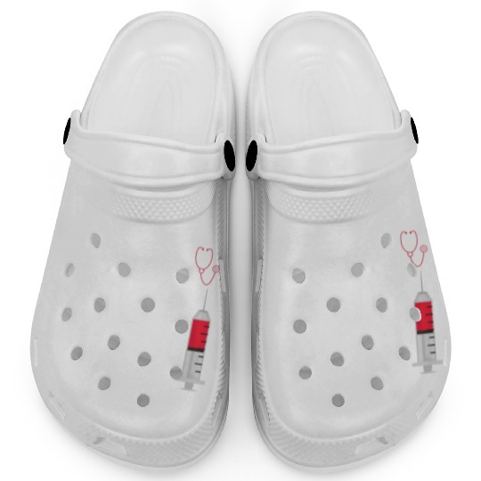 I will stab you nurse, funny Quote gift graduation Clogs