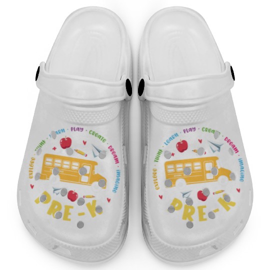 Pre-K School Bus Clogs