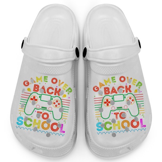 Back to School Funny Game Over Teacher Student Clogs