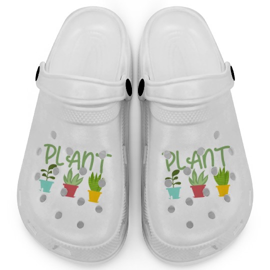 Funny Crazy Plant Lady Gardening Plants Lover Clogs