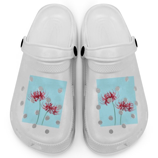 Red Spider Lily Lycoris Recoil Anime Fanart Clogs
