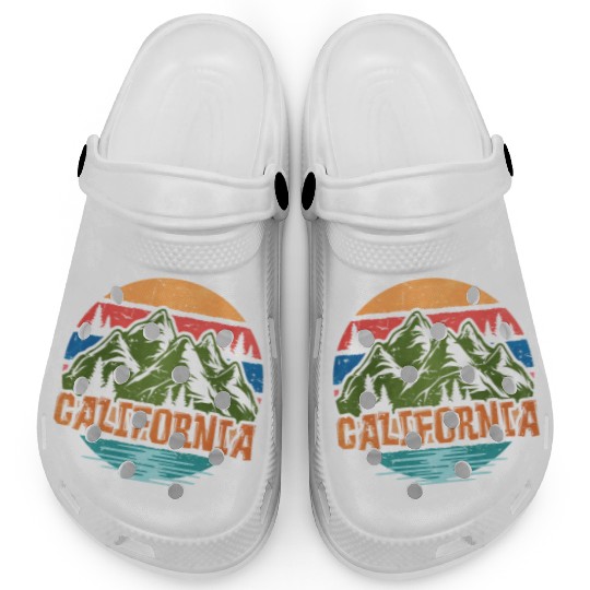 Retro California Surfen Fun Clogs