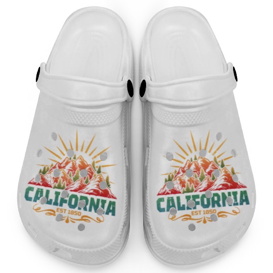 Retro California 1850 Surfen Fun Clogs