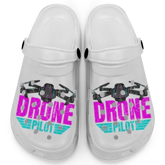 Drone Drone Pilot Drone Operator Quadrocopter Clogs